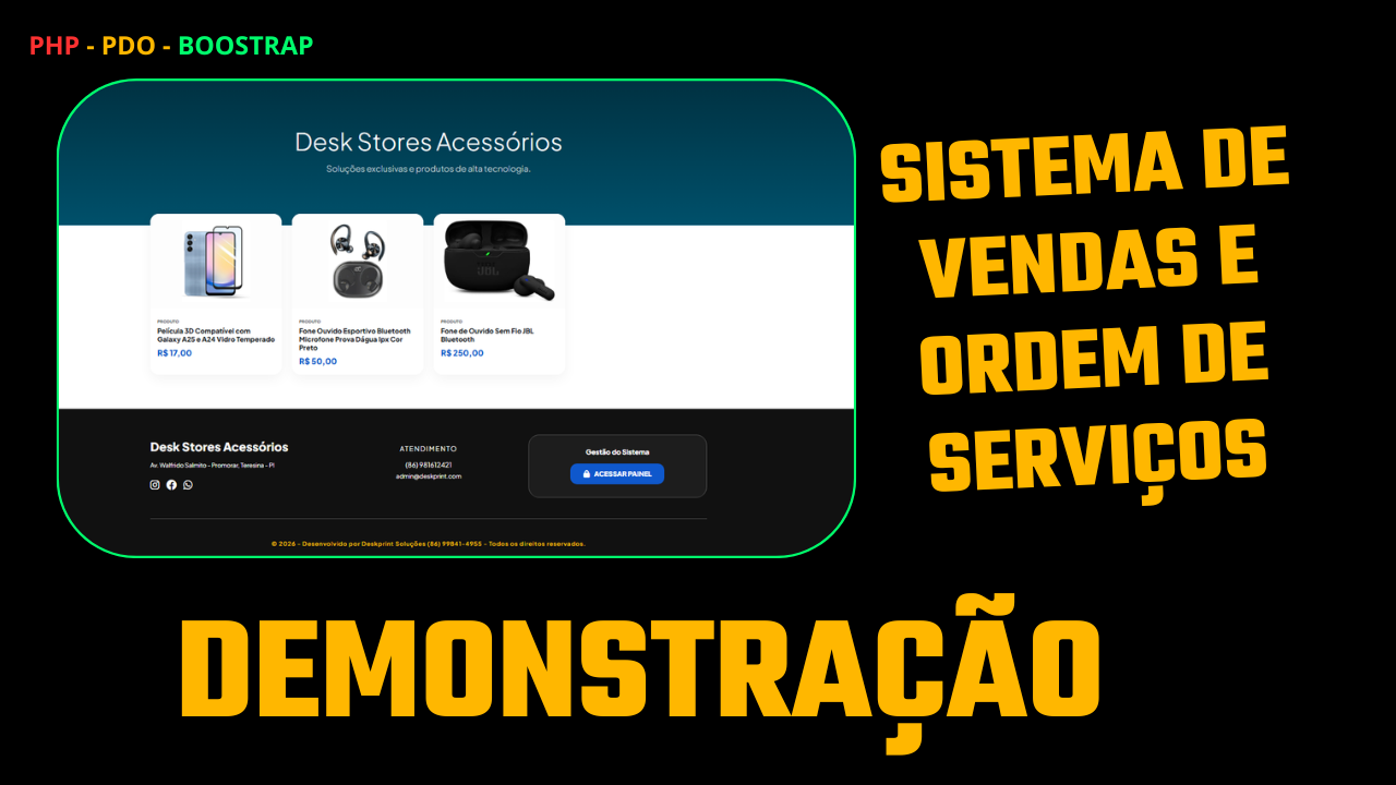 Sistema de Vendas e O.S