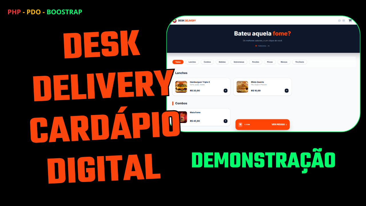 Desk Delivery – O Seu Cardápio Digital Inteligente!